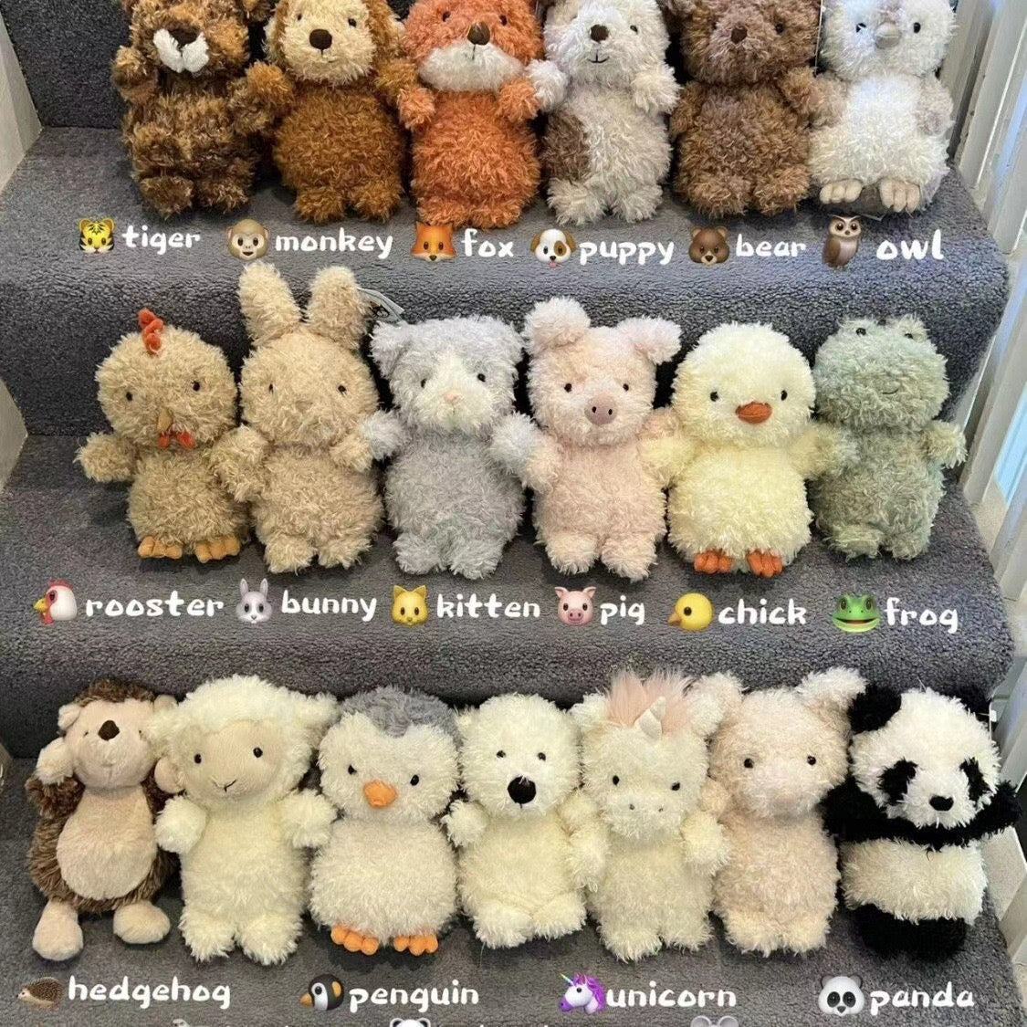 CuddleCritters Plush Animal Set (20-Pack)
