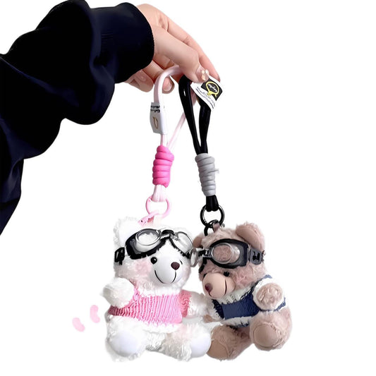 SkyBears Aviator Bear Keychain Set (20-Pack)