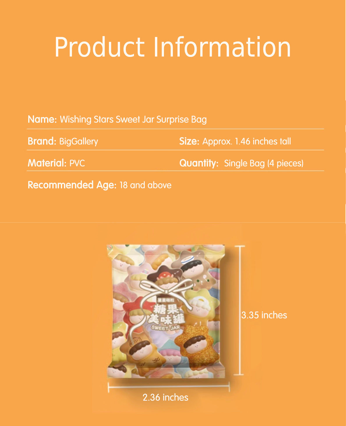 Wishing Star Sweet Jar Collection β 4-Pack Blind Box