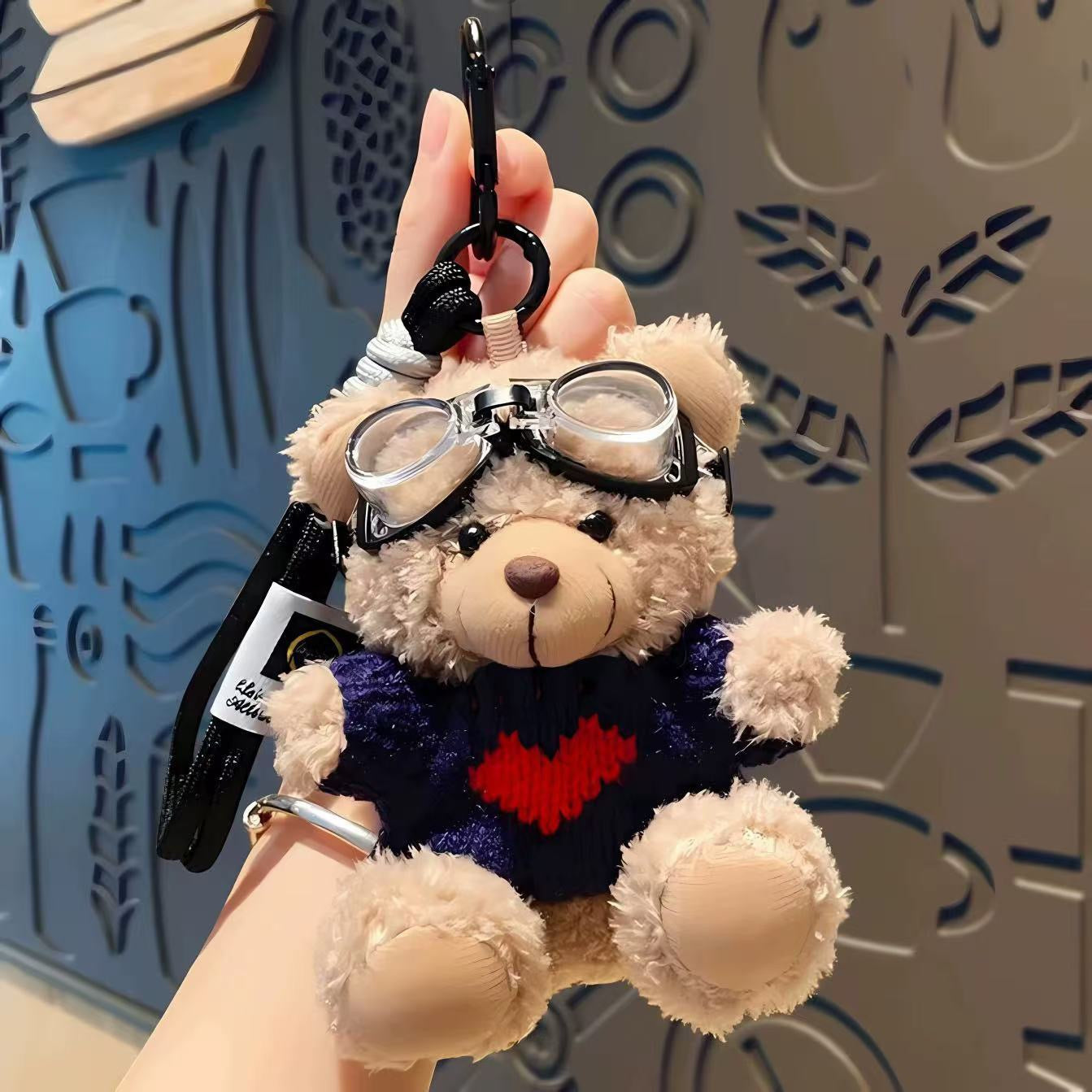 SkyBears Aviator Bear Keychain Set (20-Pack)