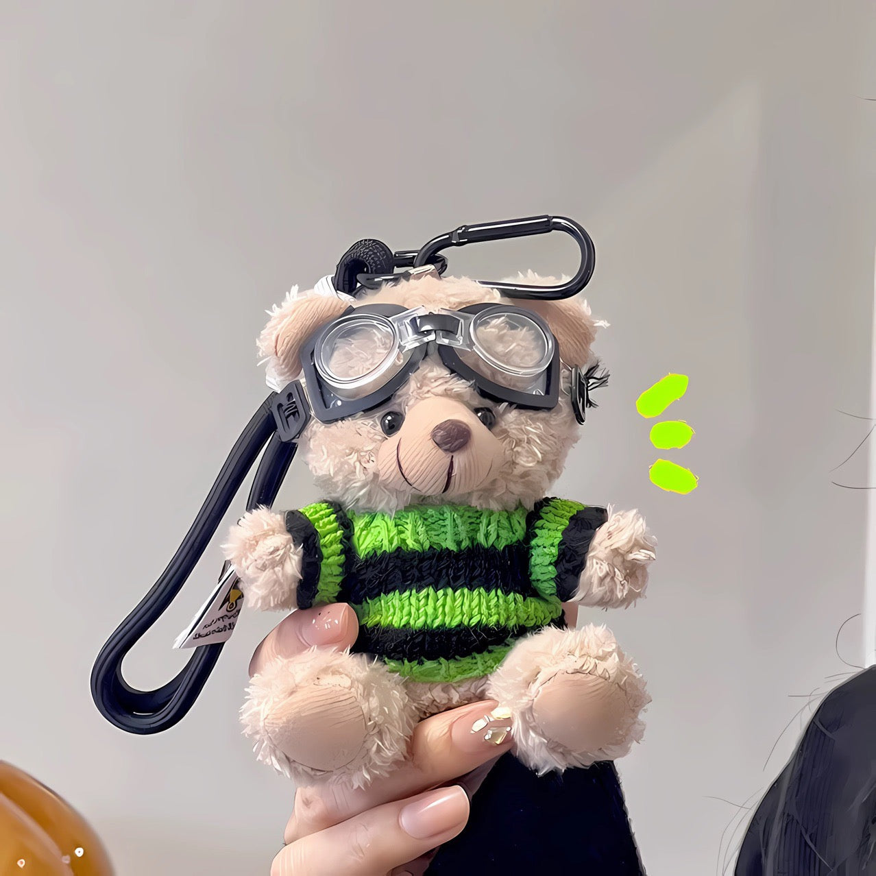 SkyBears Aviator Bear Keychain Set (20-Pack)